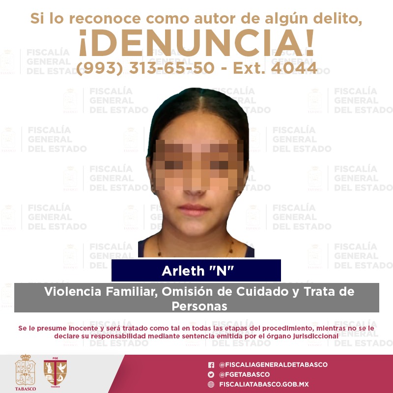 Arleth “N”, madre del niño encadenado detenida en Villahermosa