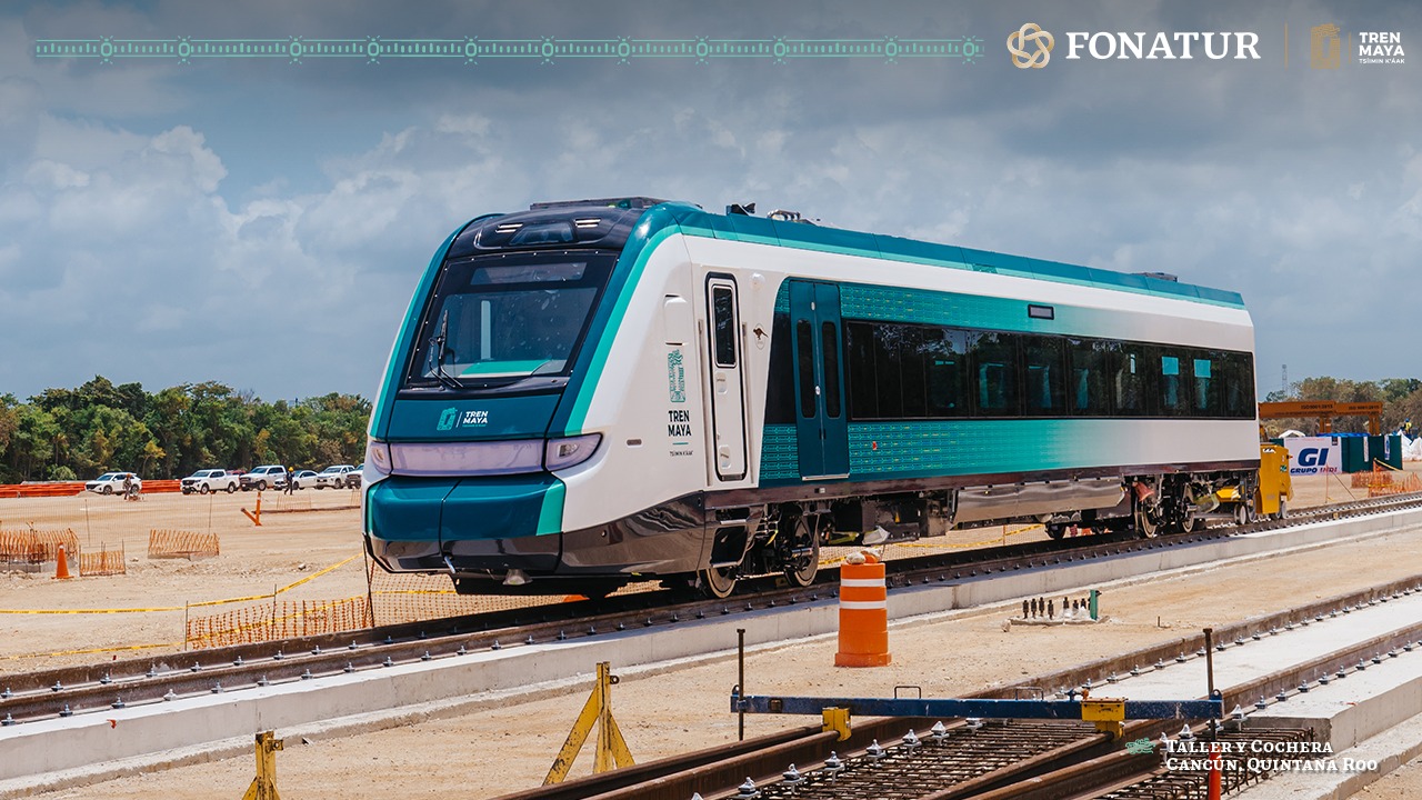 Tren Maya ya en Cancún; arranca la transformación del sureste: May