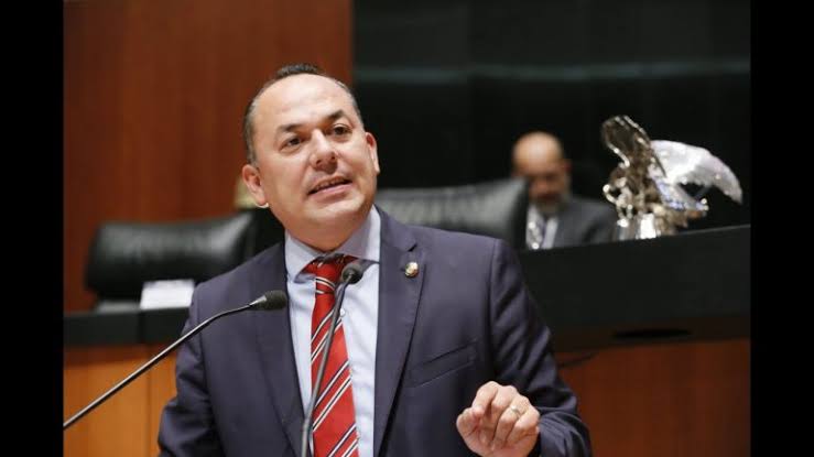 El senador Erandi Bermúdez Méndez, exponen la llamada crisis de la industria porcina en México.