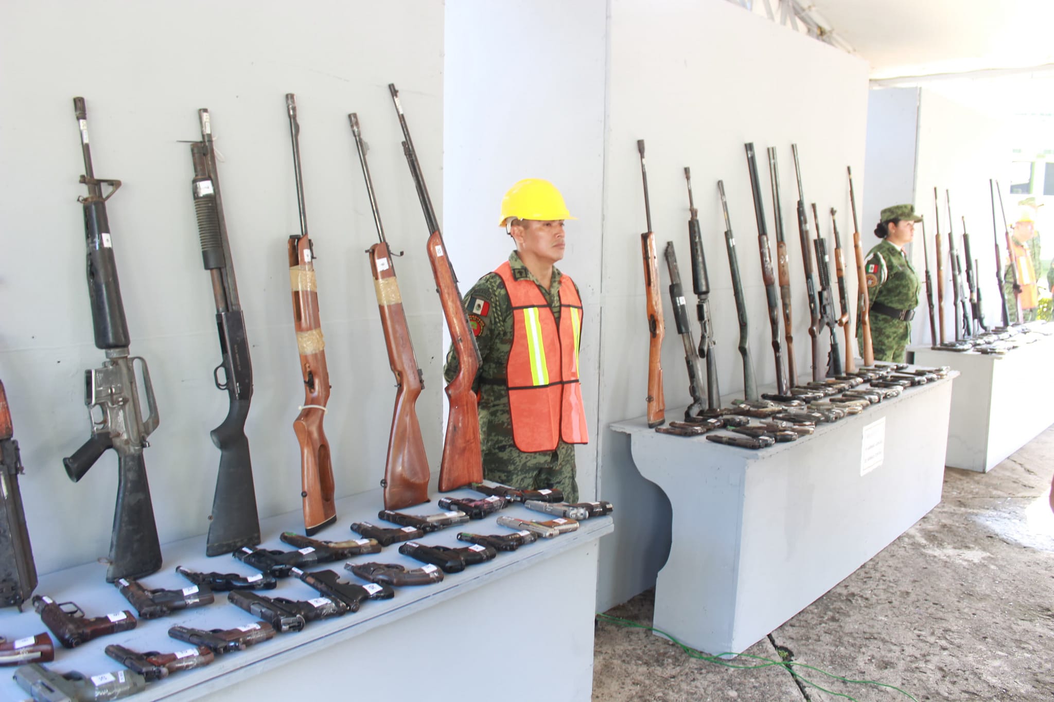 Destruyeron 132 armas decomisadas en Tabasco