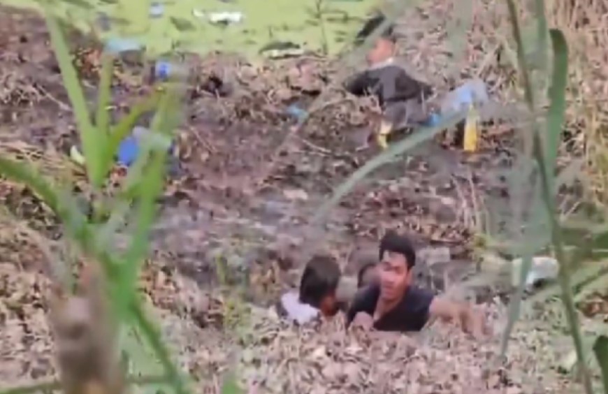 Dos migrantes murieron ahogados en el fango del Río Bravo (Video)