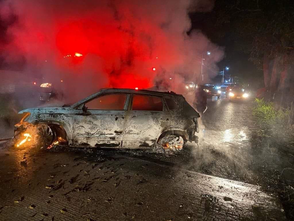 Balaceras y quema de vehículos en Tabasco por grupos criminales causan pánico