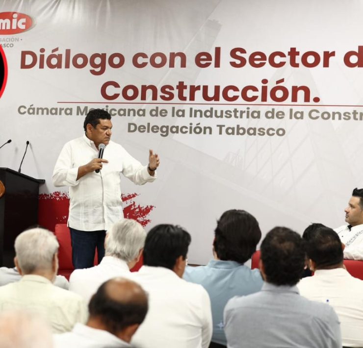 No habrá corrupción en el gobierno, afirma Javier May ante constructores; se realizará la infraestructura que hace falta en Tabasco
