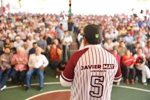 Javier May Rodríguez sostuvo que invertirle al deporte es invertirle a la paz, por lo que impulsará todas las disciplinas a través de los 200 Centros Integradores del estado.