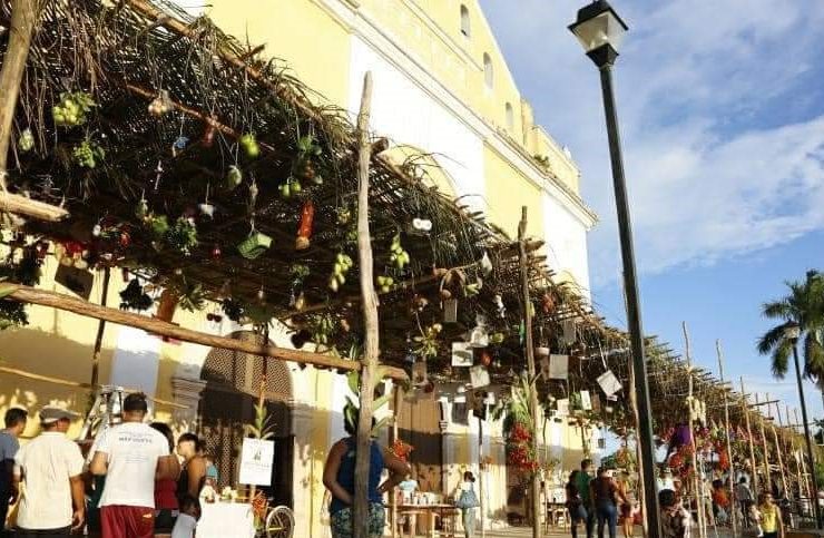 El tradicional festejo de Corpus Christi y la Enramada en Hunucmá