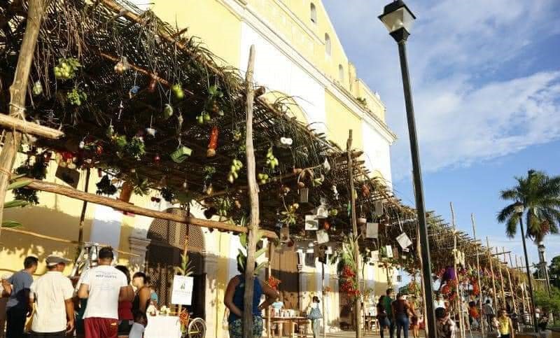 El tradicional festejo de Corpus Christi y la Enramada en Hunucmá