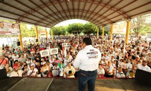 El candidato por la Gobernatura de Tabasco Javier May Rodríguez, invita a todos a votar desde temprano este próximo 2 de junio.