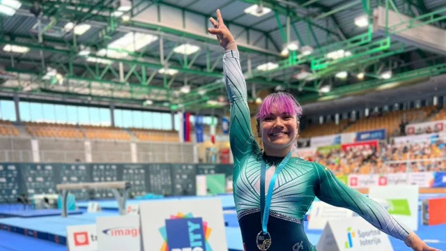 Alexa Moreno tuvo una muy buena participación el día de hoy, en el Mundial de Gimnasia Artística en Eslovenia, en salto de caballo.