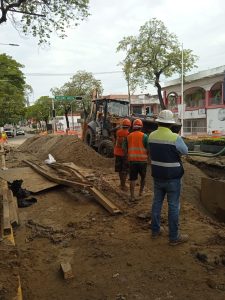 Ingenieros y encargados de estos trabajos en Paseo Tabasco y Arista al pendiente para que se permita avanzar en estas Interconexiones.