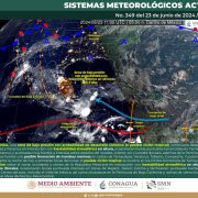 Lluvias fuertes en Tamaulipas y Veracruz