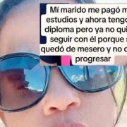 Mujer quiere dejar a su esposo por quedarse como mesero tras financiar sus estudios