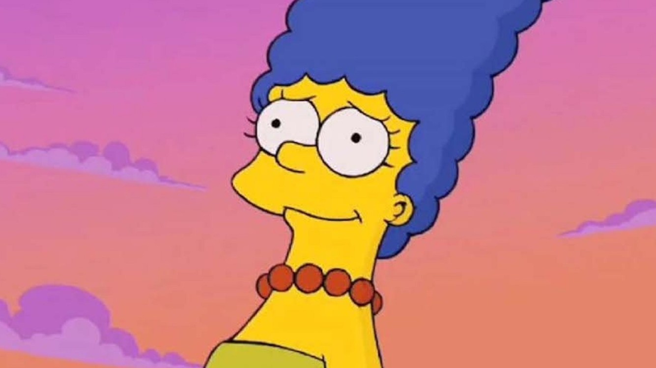 Marge Simpson en un sarcófago