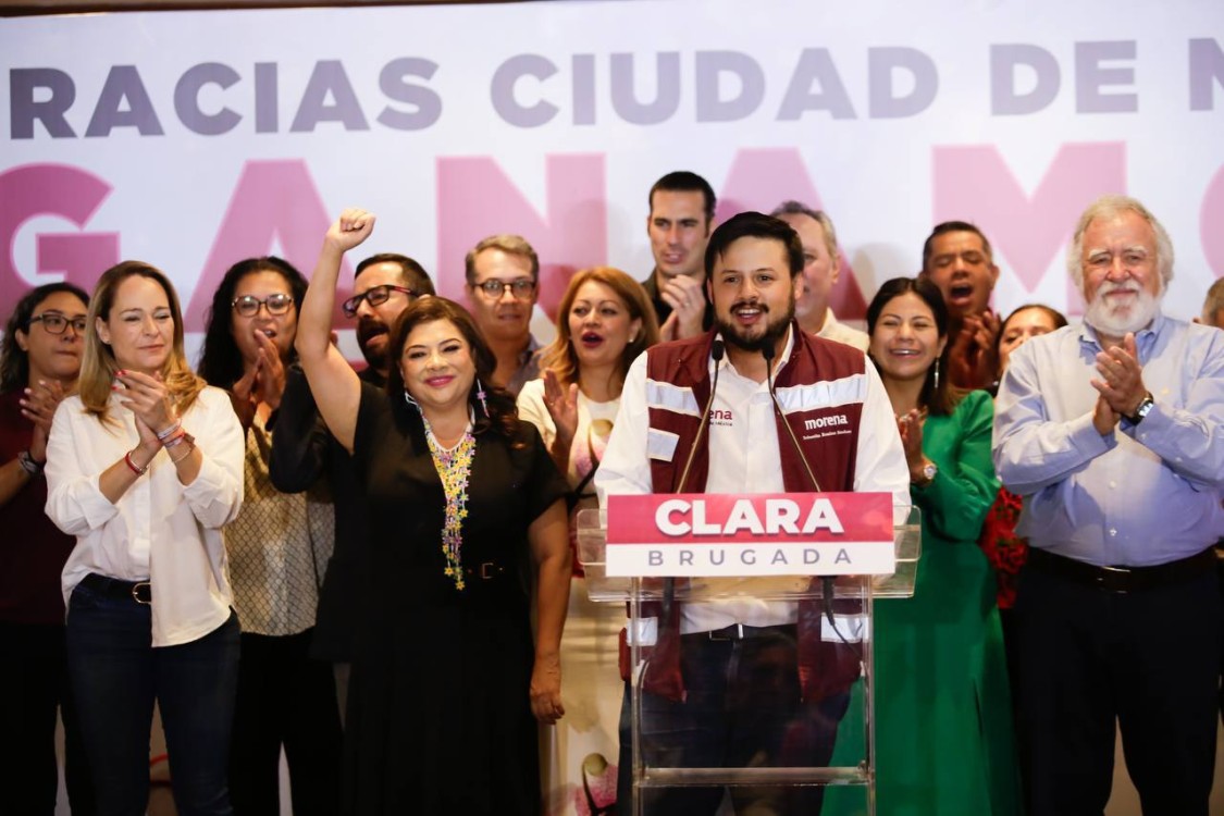 Morena celebra triunfo electoral en la CDMX y agradece a los capitalinos