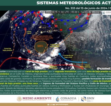 Lluvias torrenciales e inundaciones, en estos estados