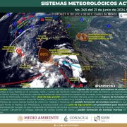 El SMN prevé lluvias torrenciales en Veracruz, Puebla, Oaxaca y Guerrero