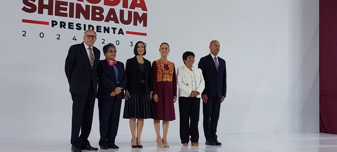 Claudia Sheinbaum Presenta Segunda Parte de su Gabinete Legal