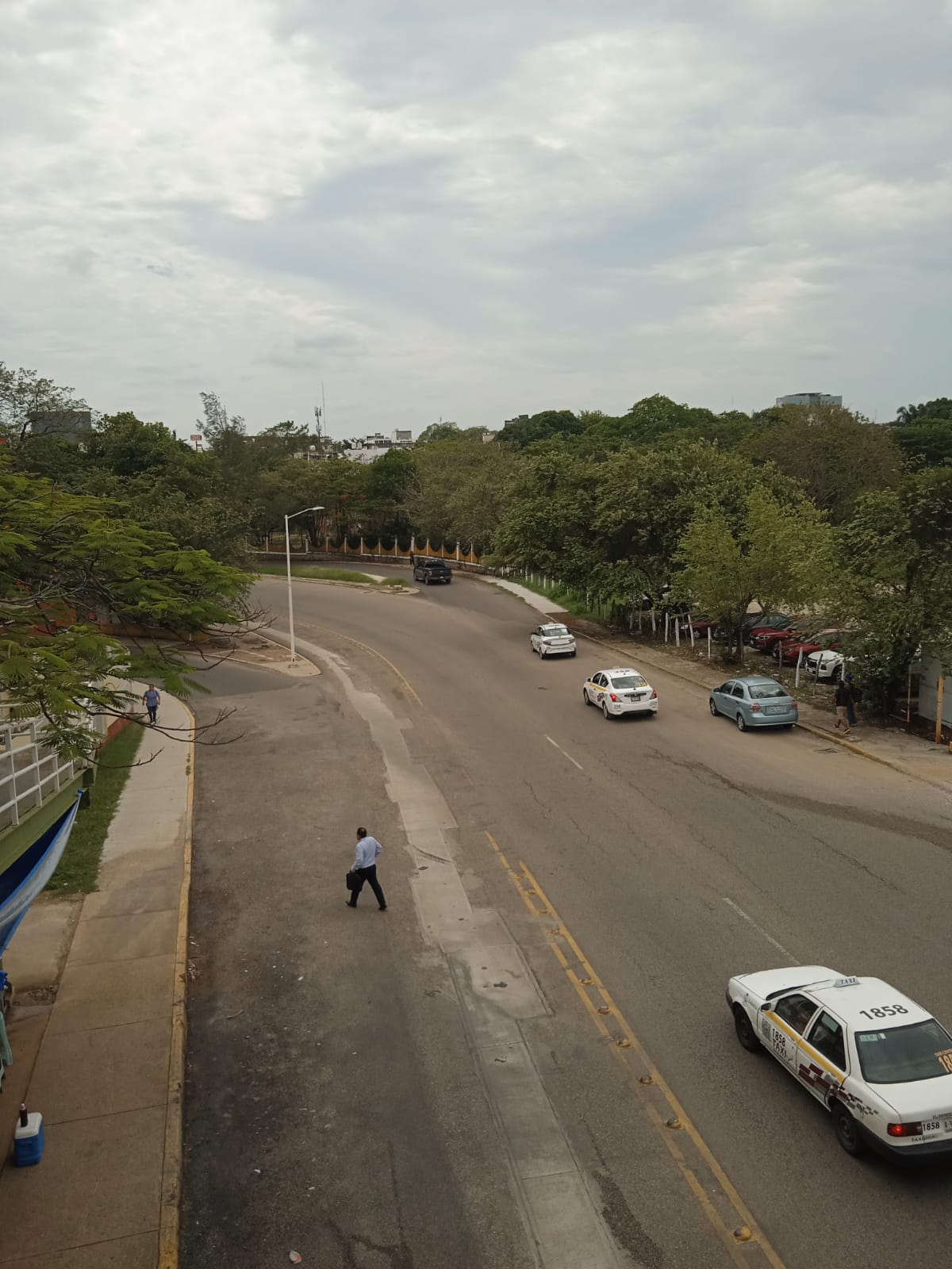 Hermosa panorámica de la avenida Méndez frente a la Secretaría de Educación