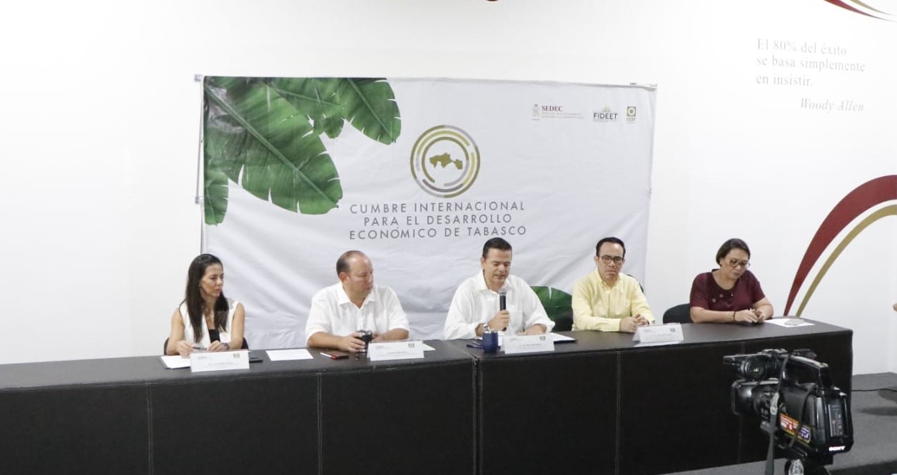 Anuncian Cumbre Internacional para el Desarrollo Económico de Tabasco