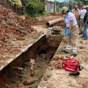 Derrumbe en obra de construcción en Teapa deja un obrero muerto