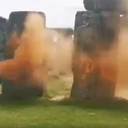 Vandalizan el monumento Stonehenge