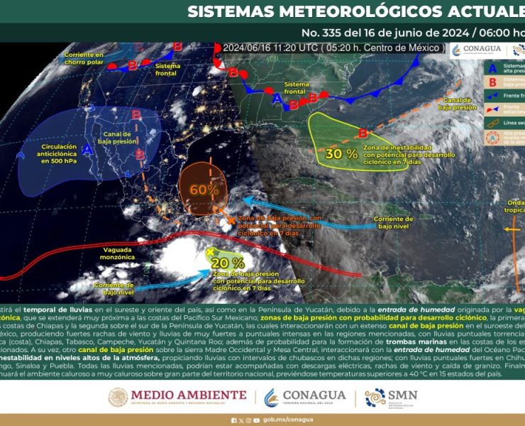 Temporada de lluvias en Yucatán