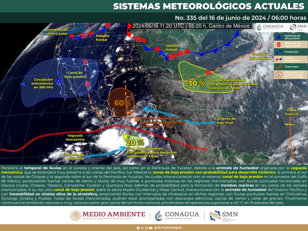 Temporada de lluvias en Yucatán