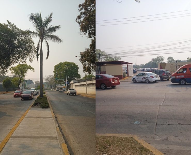 Contrastes en la zona del Paseo Usumacinta