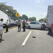 Fuerte accidente en la carretera Cárdenas-Villahermosa deja 7 lesionados