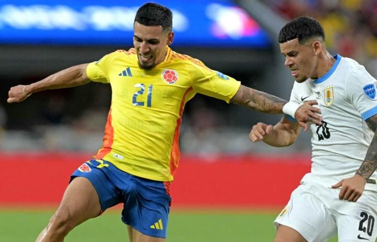 Colombia consigue su segunda final en Copa América, y deja en el camino a Uruguay, el domingo se enfrentará con Argentina, que busca el bicampeonato.