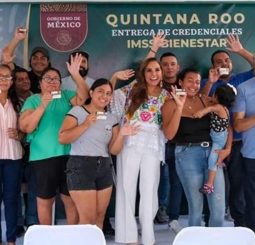 Inicia Mara Lezama entrega de credenciales del IMSS Bienestar