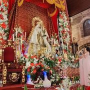 Artistas locales le cantan las mañanitas a la virgen del Carmen