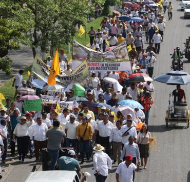 PRD Tabasco protesta contra el TET tras resolución de la elección de Jalpa de Méndez