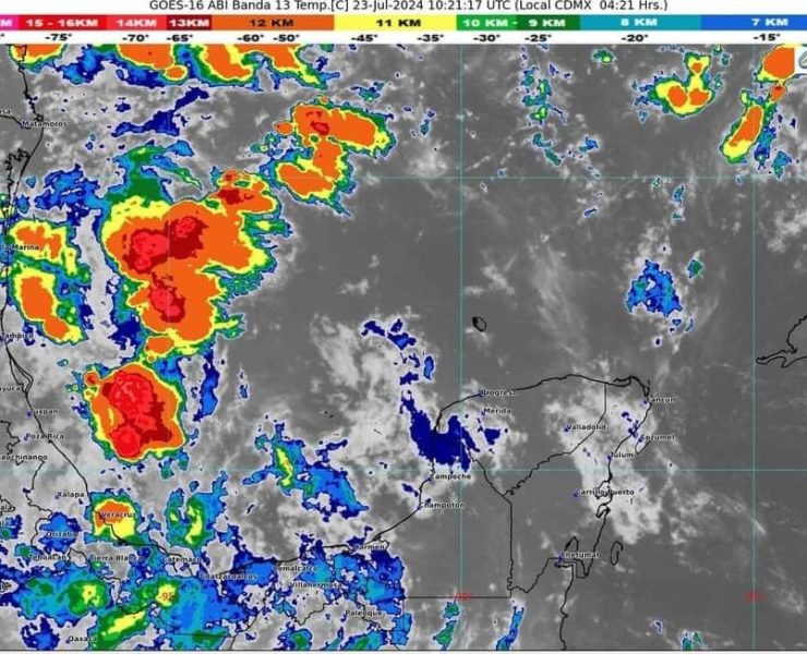 Pronósticos del clima 23 de julio 2024 en Quintana Roo