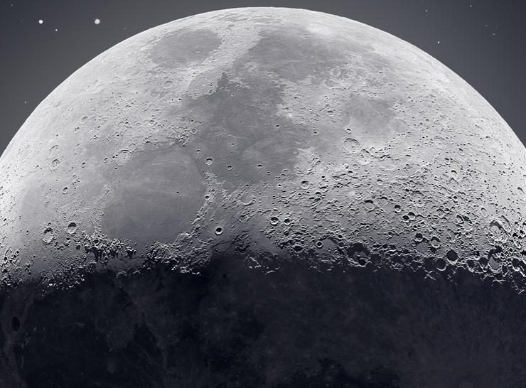 Descubren túneles subterráneos en la Luna