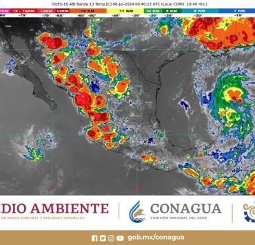 Beryl causa Alerta por Fuertes Lluvias y Vientos en la Península de Yucatán