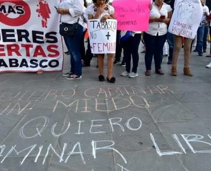 Tabasco registra 25 feminicidios en este 2024