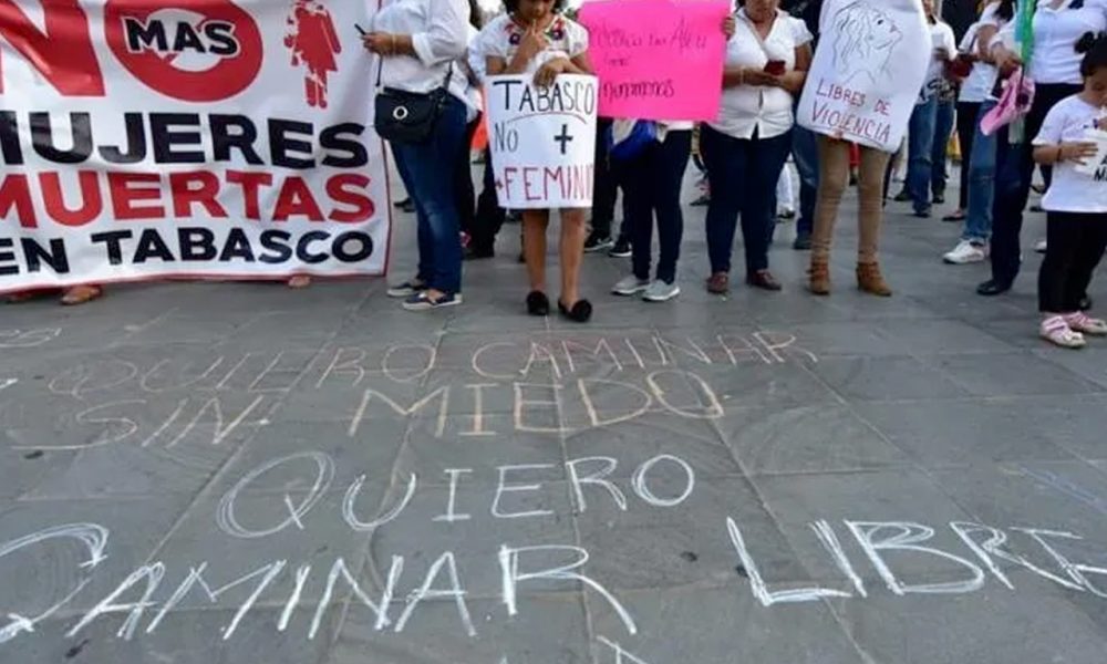 Tabasco registra 25 feminicidios en este 2024