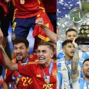 El día de ayer se vivieron dos finales, en las cuales ponen a España como el rey de Europa y a Argentina como dominador en América.