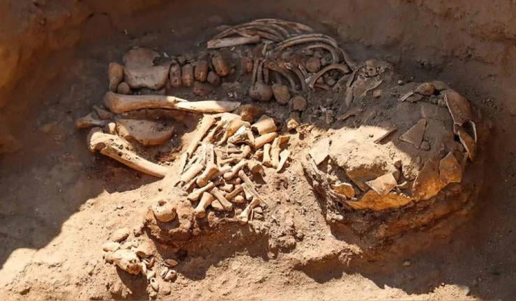 Restos humanos de 3800 años