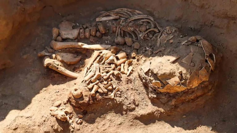 Restos humanos de 3800 años