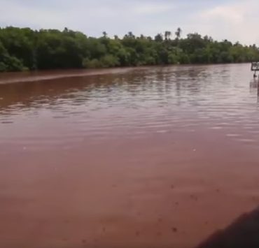 Aguas del Río Seco en Paraíso cambian de color; denuncian “contaminación” de refinería