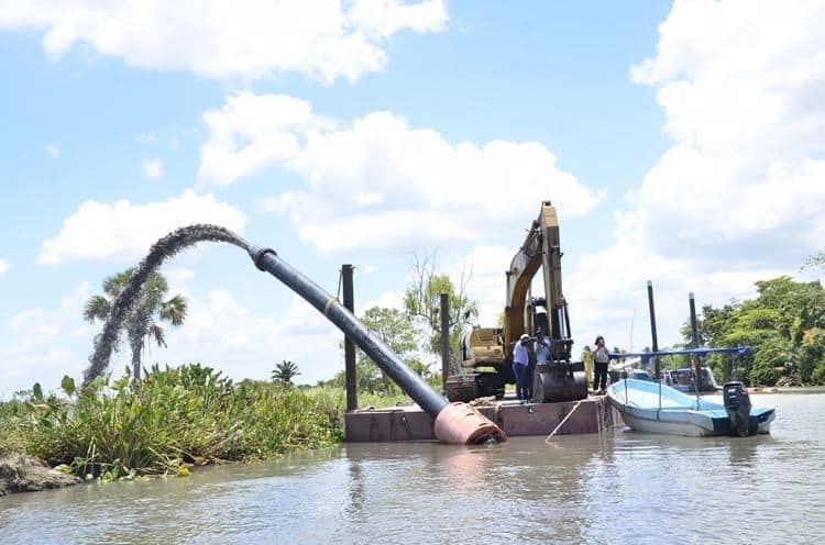 Dragado de ríos en Tabasco concluye al 100%: Secretaría de Marina