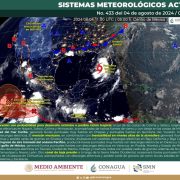 El SMN prevé lluvias intensas en Guerrero, Oaxaca y Chiapas