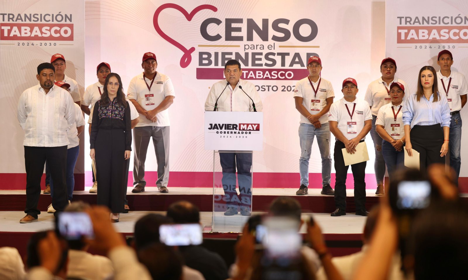 Javier May Rodríguez presentó el Censo para el Bienestar de Tabasco