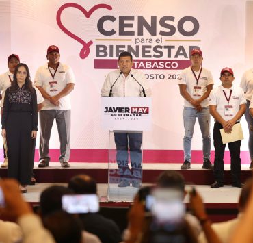 Javier May Rodríguez presentó el Censo para el Bienestar de Tabasco