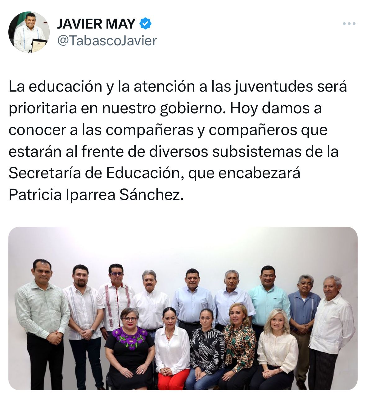 Realiza Javier May nombramientos en instituciones educativas de la SETAB 