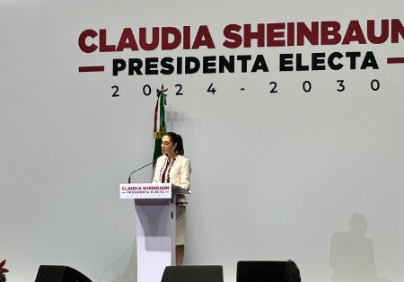 Sheinbaum reitera compromisos de campaña