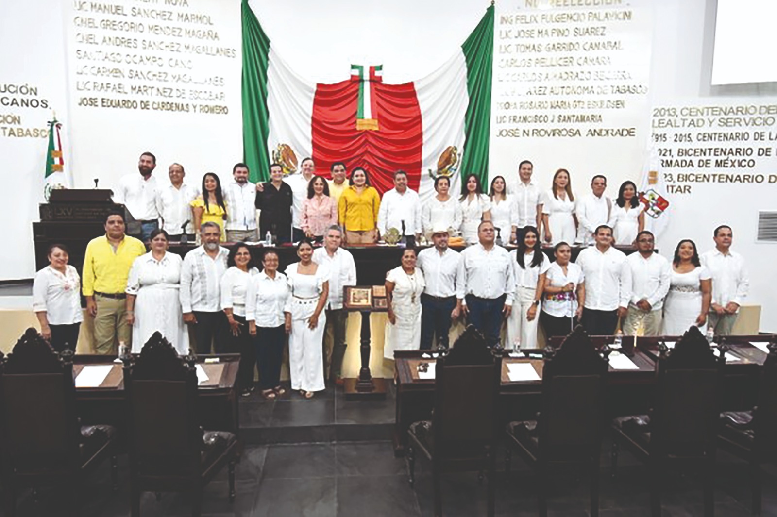 Los integrantes de la LXV Legislatura al Congreso del Estado de Tabasco convocan a próxima sesión para el 4 de septiembre