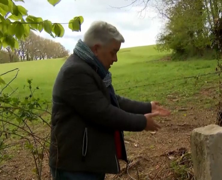 Un granjero modificó la frontera de Francia