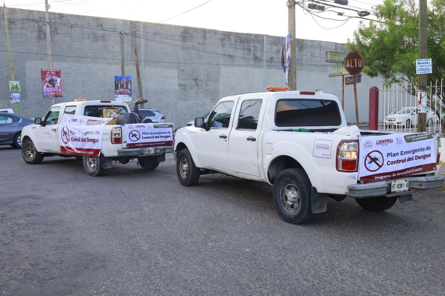 Operativo de nebulización contra el dengue en Centro continúa tras repunte de casos